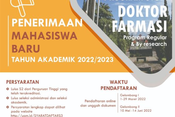 Program Doktor Fakultas Farmasi UGM – Program Doktor Fakultas Farmasi UGM